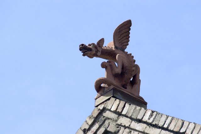 dragon on the roof