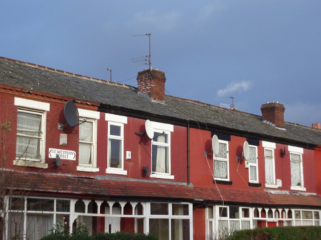 view of a manchester terraced street