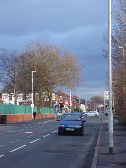 central suburban manchester urban scene