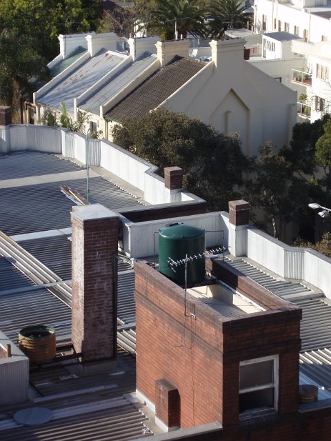 details of suburban rooves