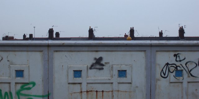 gloomy day looking out over some rooftops
