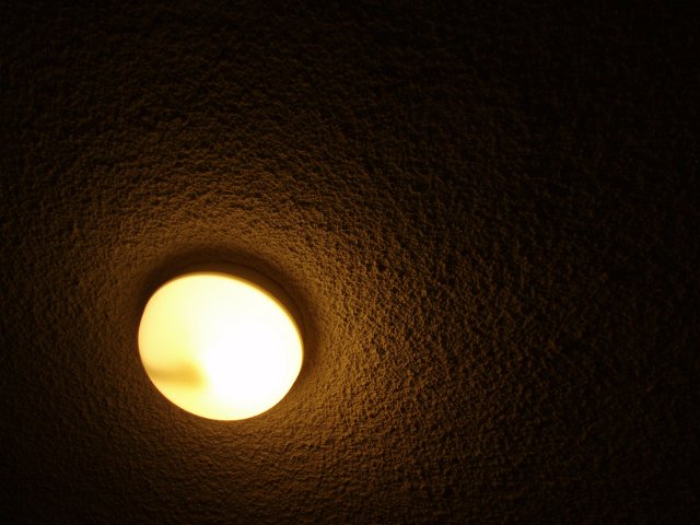 ceiling light, round