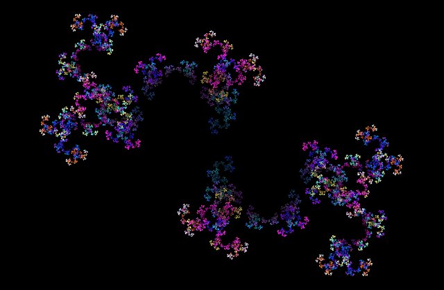 computer generated floral pattern