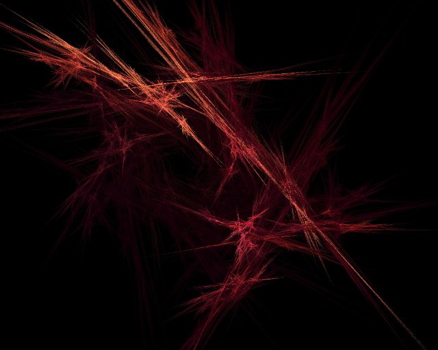 angry looking fratal rendering with sharp geometric lines on a black background