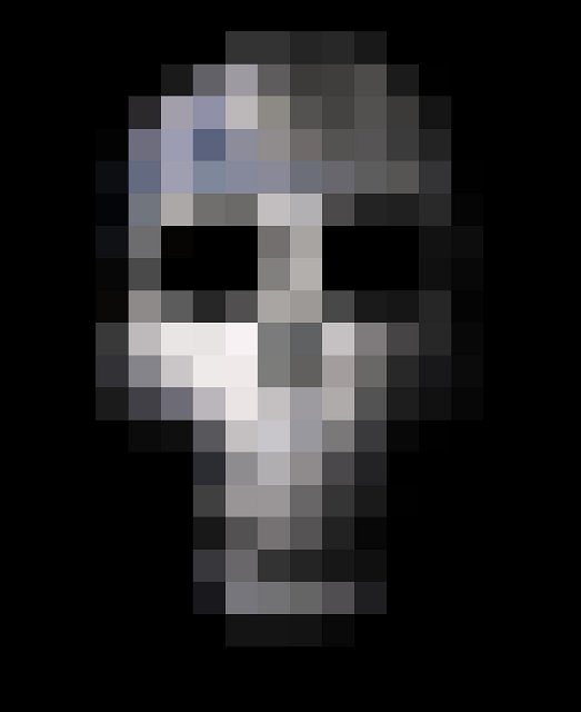 skull - prototype halloween designs pixelated