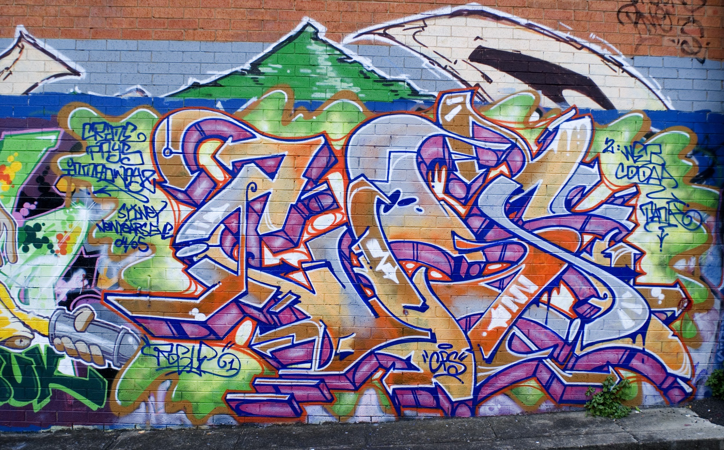 Complex Graffiti Lettering Free Backgrounds And Textures Cr103