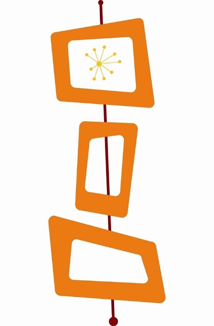 graphic with a futurism design style