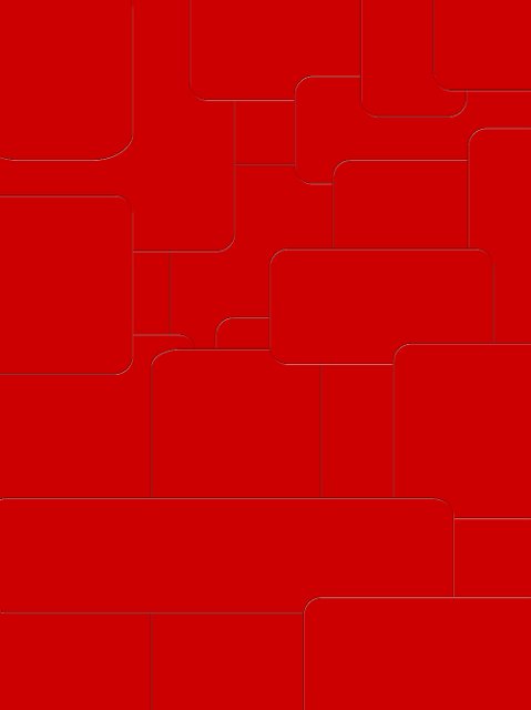 overlapping rounded red rectangles create a controured background illustration