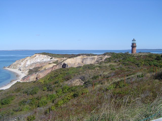 view of a lighthouse and the coast line