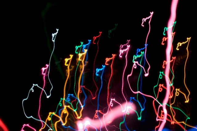 a surreal glowing background