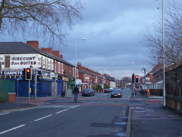 manchester urban scene, crossroads