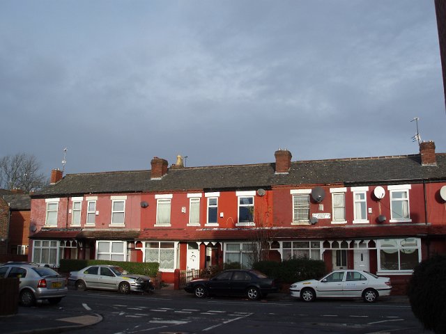 streets and back streets in mossside manchester