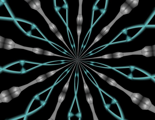 8th order rotational symmetric pattern