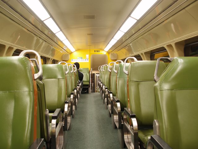 interior of a cityrail night train carriage