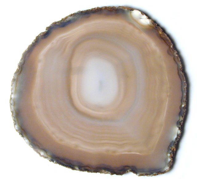 a slice of a geode
