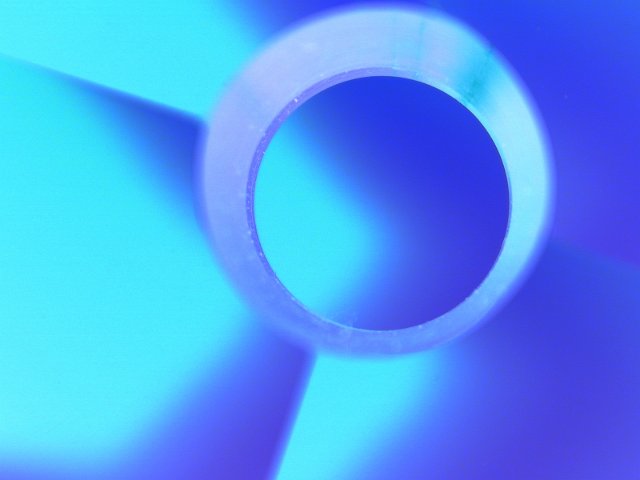 abstract light effect in cyan and blue