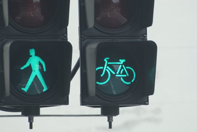 green man means go
