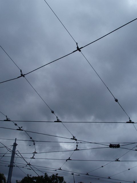 electric tramwires in melbourne australia