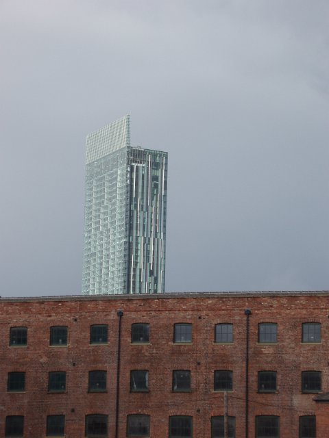 Manchester hotel and appartments and brick warehouse