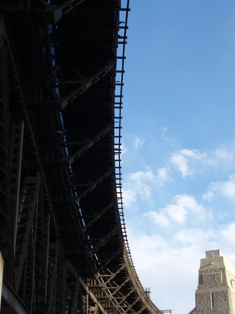 sydney harbour bridge abstract angle