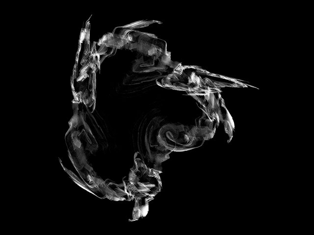 abstract random fractal pattern
