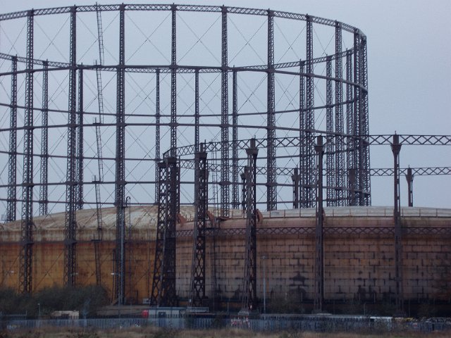 large gas tank framework