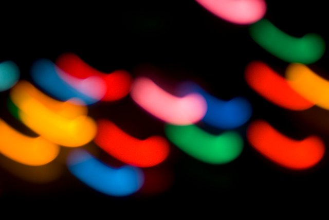 backdrop pattern, picture of blurred motion of coloured lights