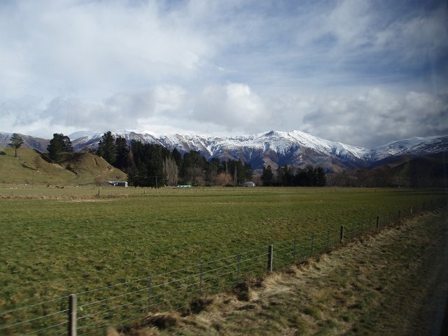 mountains in the distance