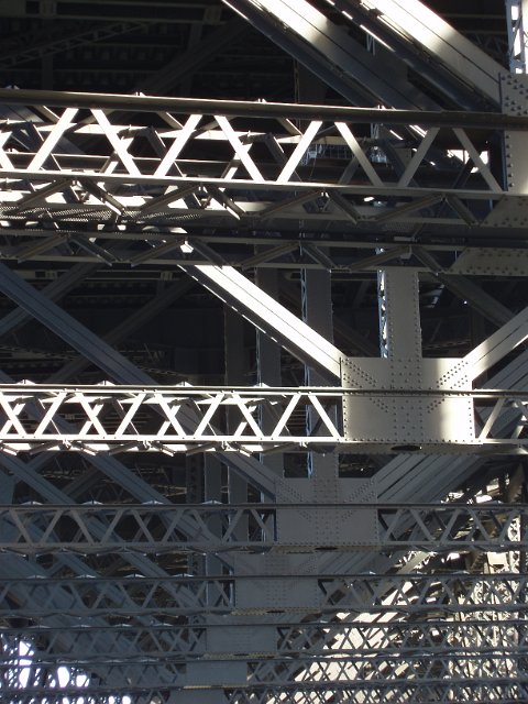 sydney harbour bridge abstract angle