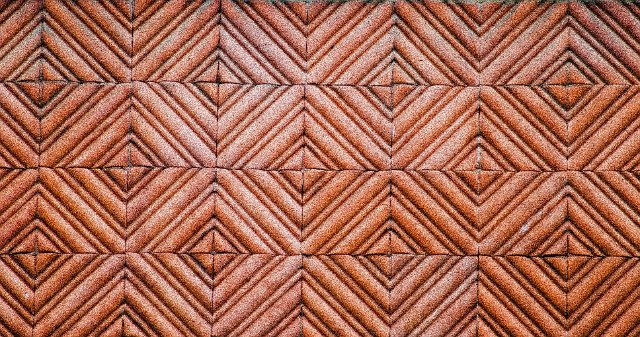 patterns in tiles and stone