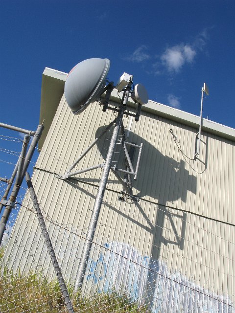 communications and mobile phone microwave antenna dish