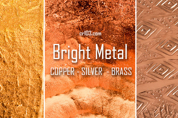 design pack bright metal backgrounds